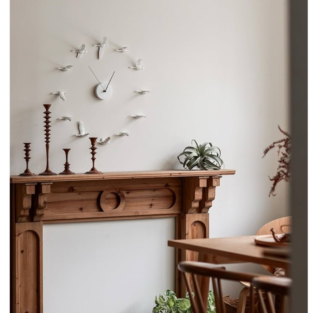 Wall Clock - Hao Shi White Swallows from Anthropologie